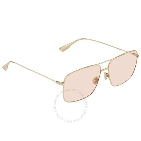 Dior Ladies Gold Pilot Sunglasses STELLAIREO3S 